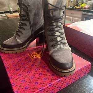 Tory Burch Miller Shearling Lug Bootie